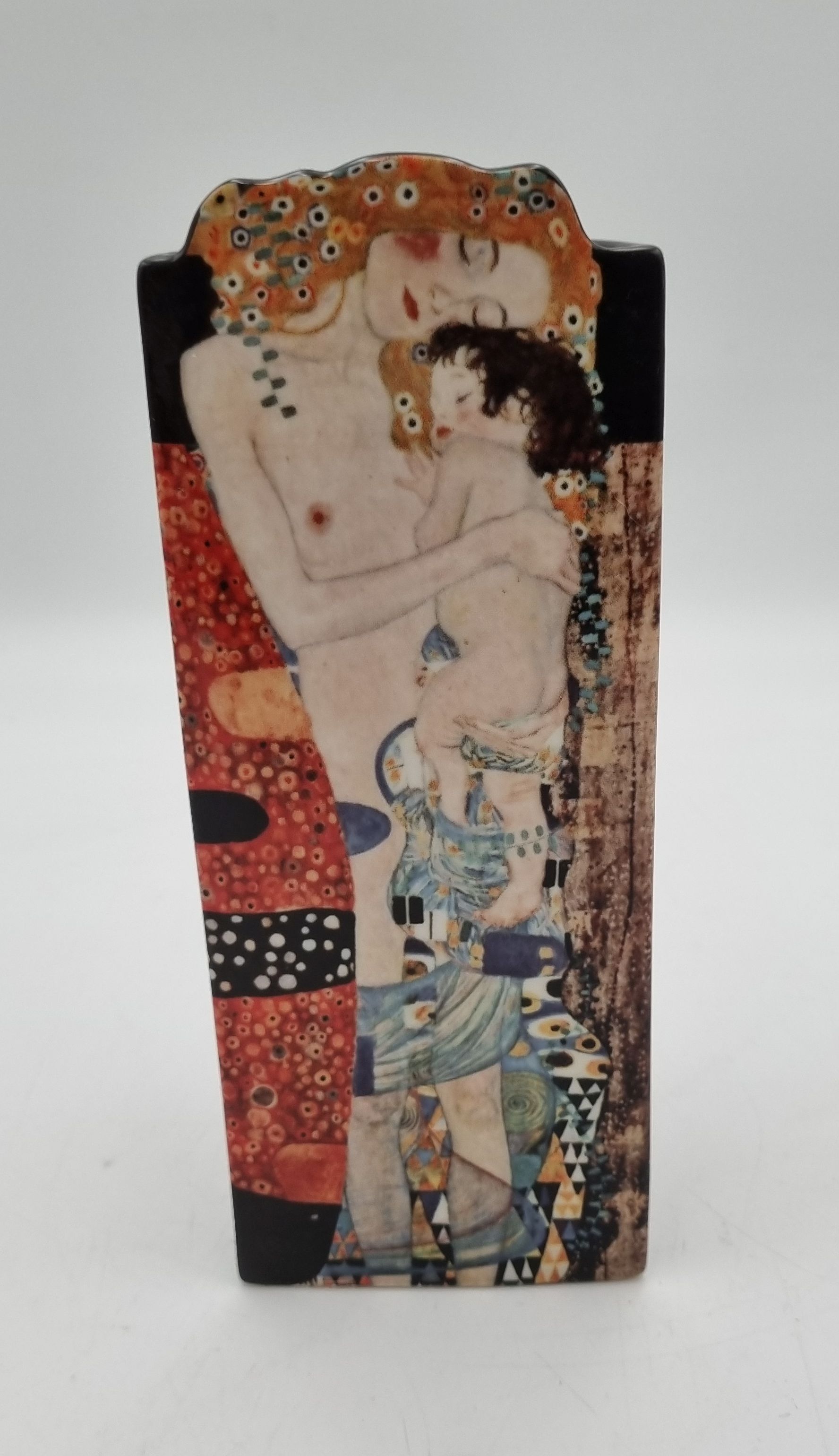 A Beswick Gustav Klimt Triangular Vase