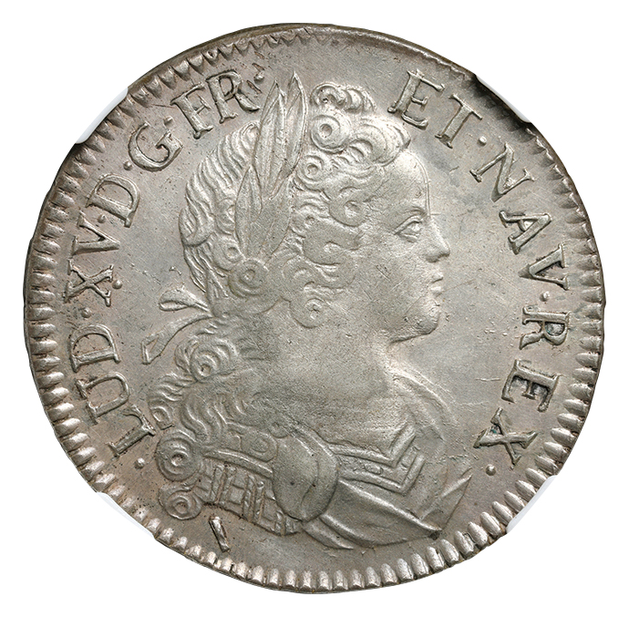 フランス ルイ15世 (1715-1774)エキュ銀貨 - コレクション