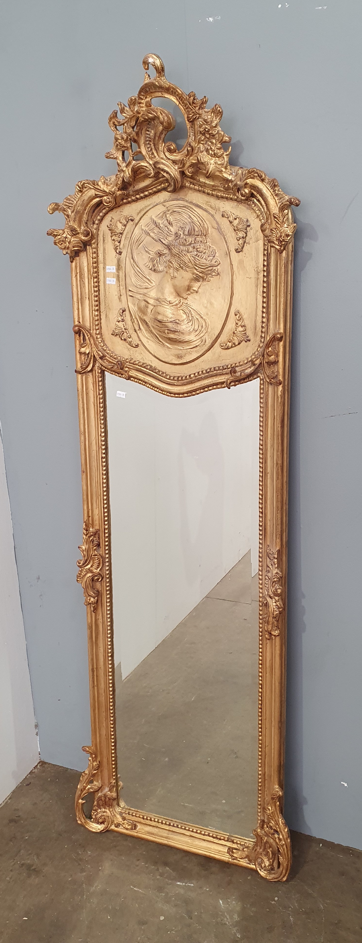 2008 · A GILT FRENCH STYLE PIER MIRROR