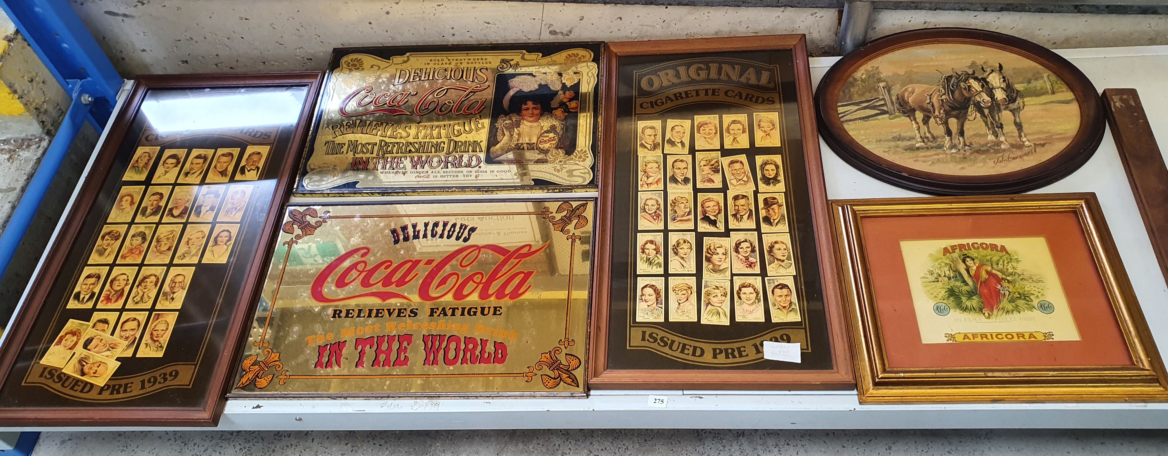 A GROUP OF FRAMED WORKS