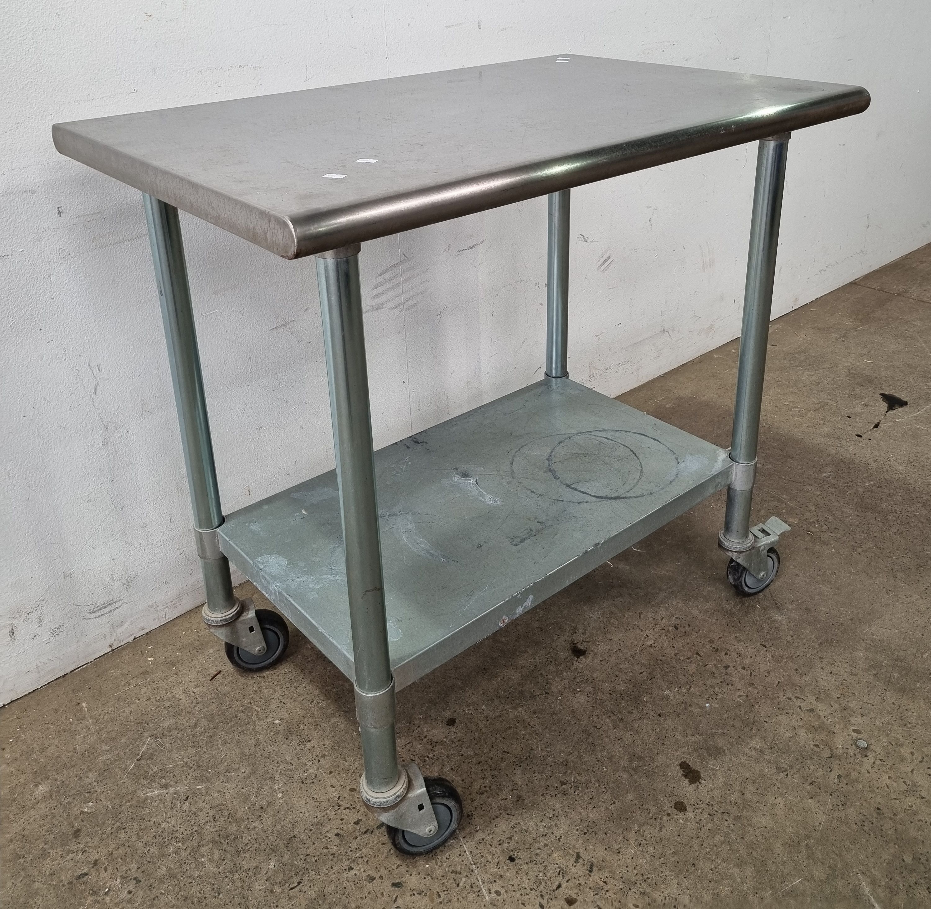 A Stainless Steel Bench