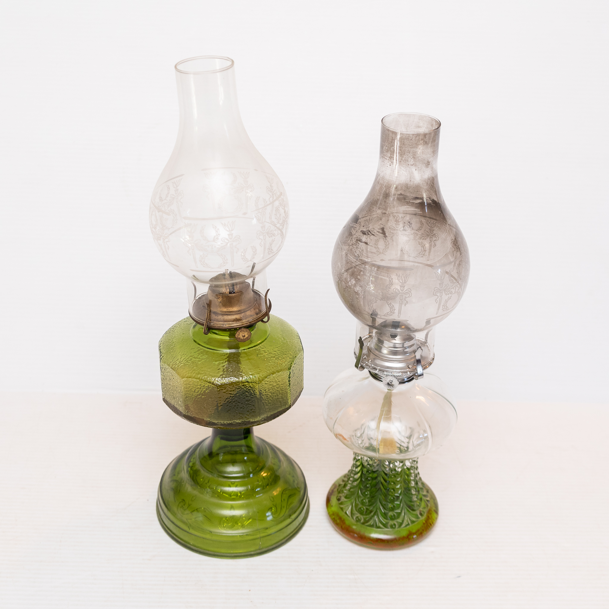 Two Kerosene Oil Lamps Harritt Group, Inc