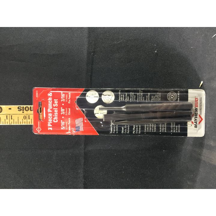 Mayhew Select 3pc Punch And Chisel Set