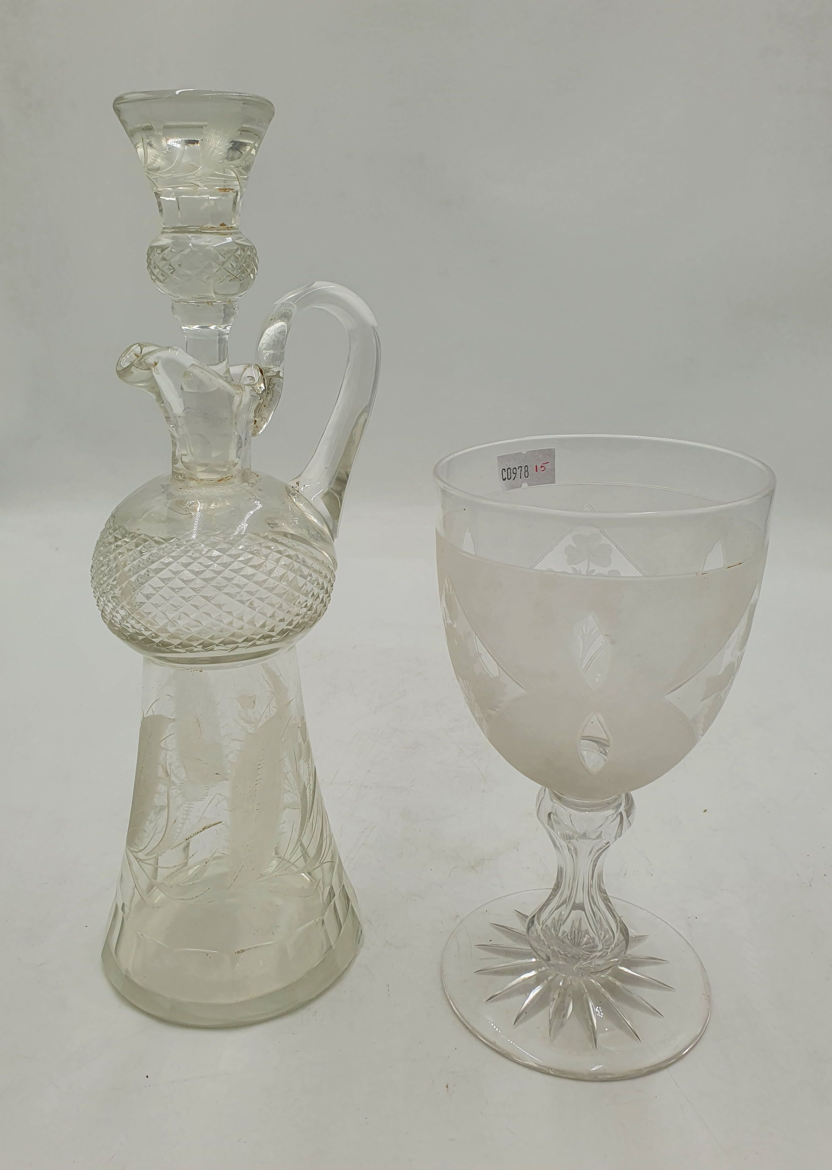 Two Edinburgh Crystal Items