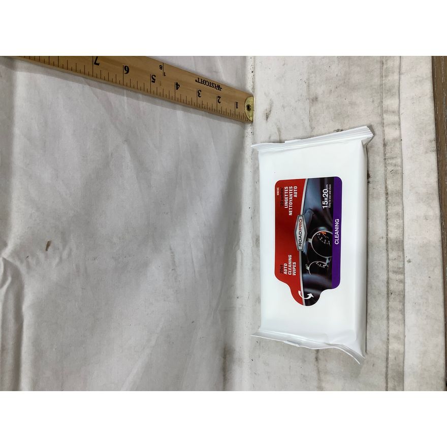 Road Pro 20ct Auto Cleaning Wipes