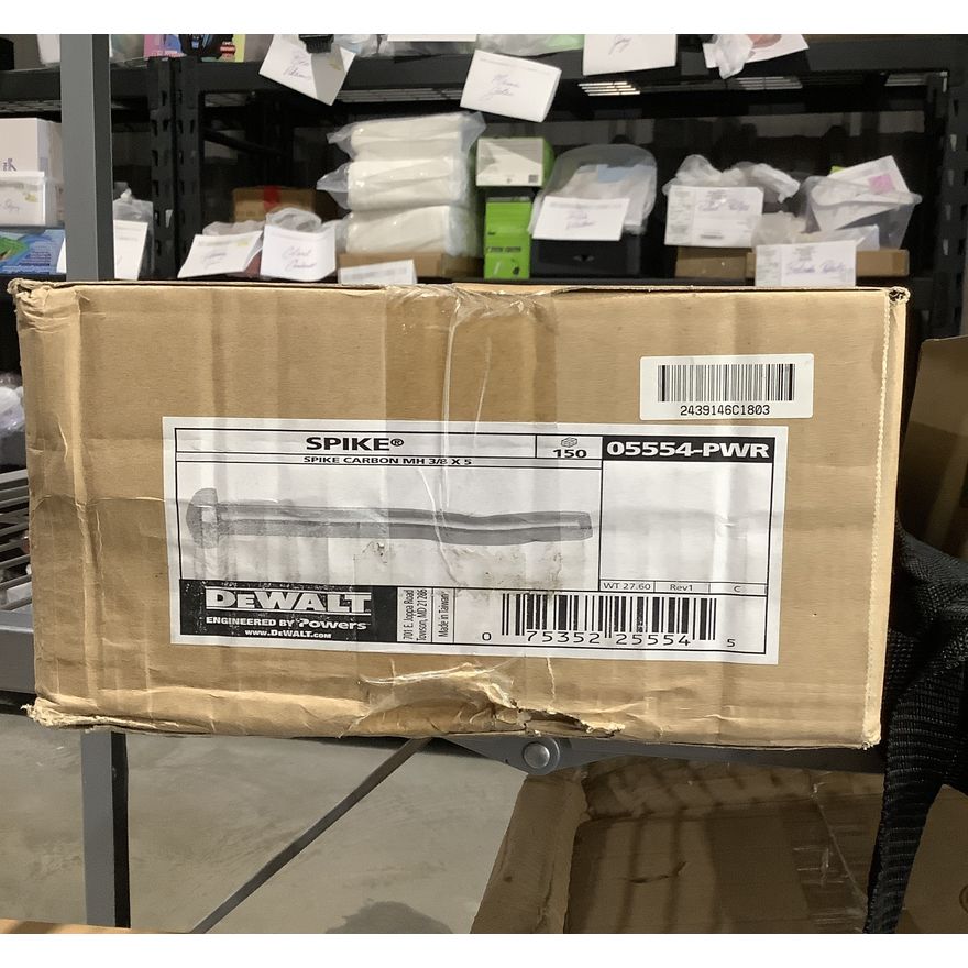 DeWalt 150ct Spike Carbon MH 3/8" x 5"