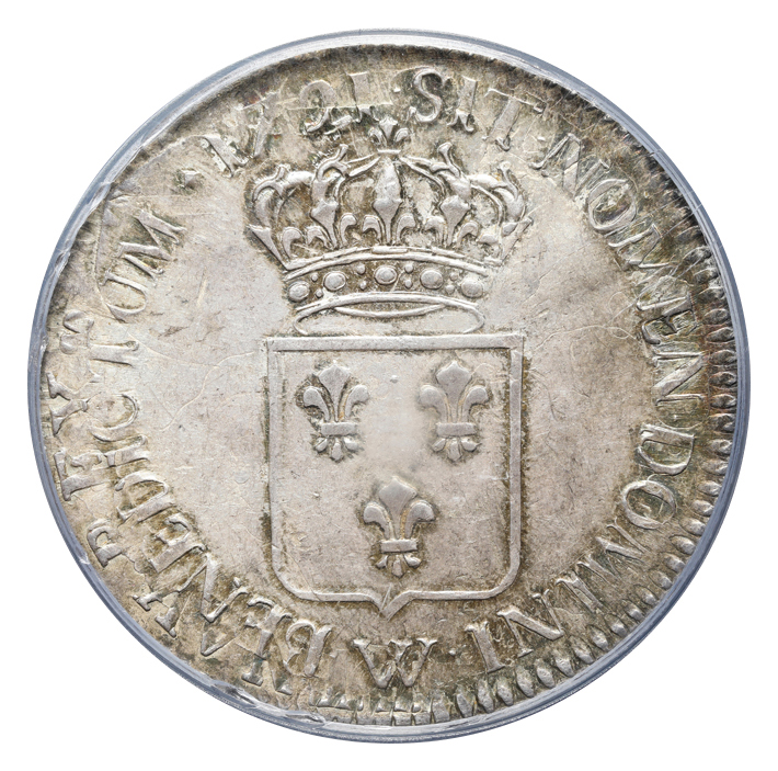 A498 フランス　1819年　ルイ18世　ブルボン朝の国王　大型銀貨　八角型 Yahoo!オークション -「ルイ18世」(貨幣) の落札相場・落札価格
