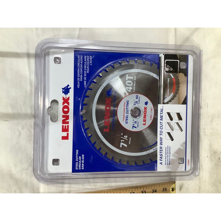 Lenox 7-1/4" Steel Cutting Circular Saw Blade 40T