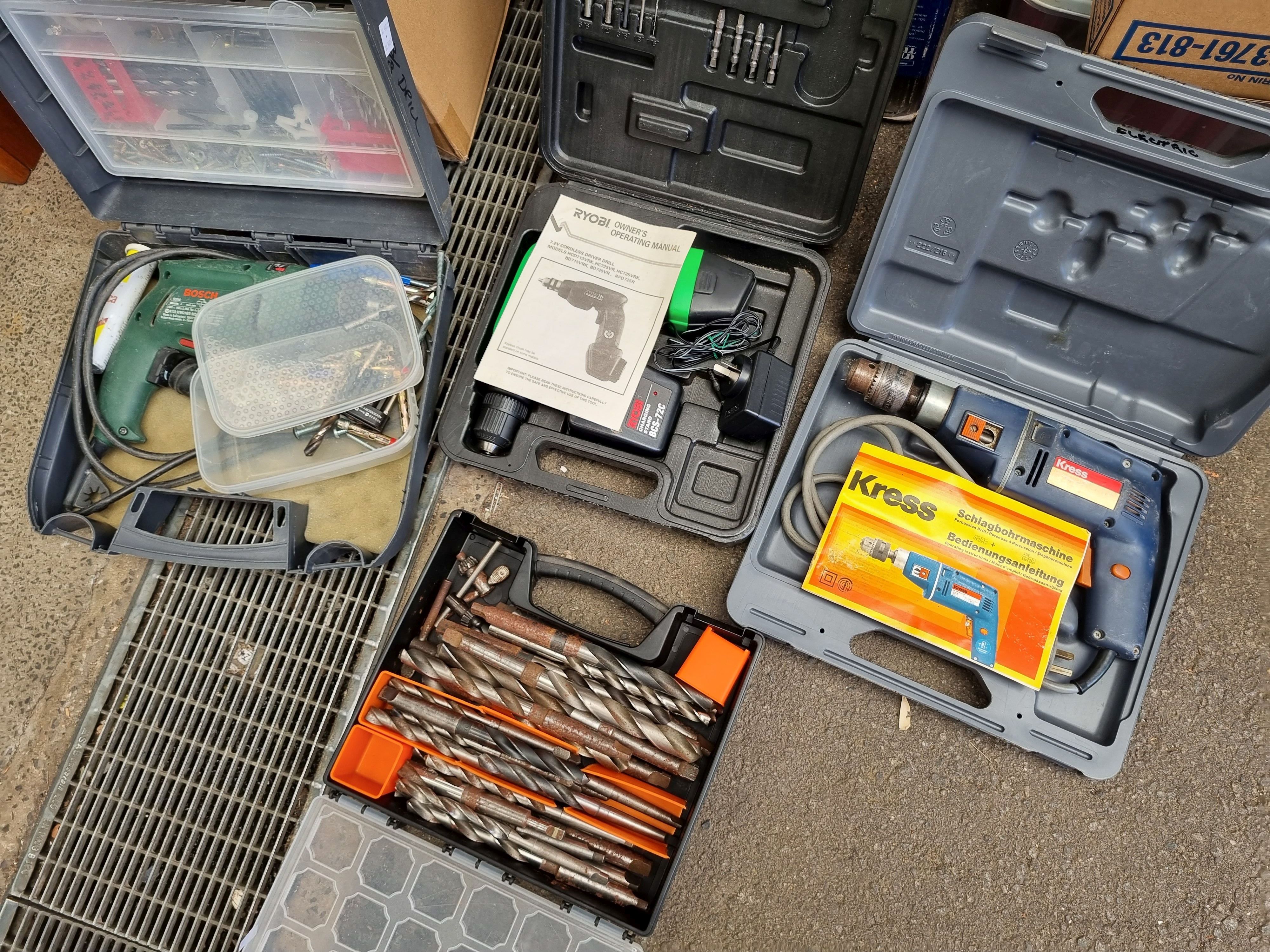 A Group Of Drill Bits