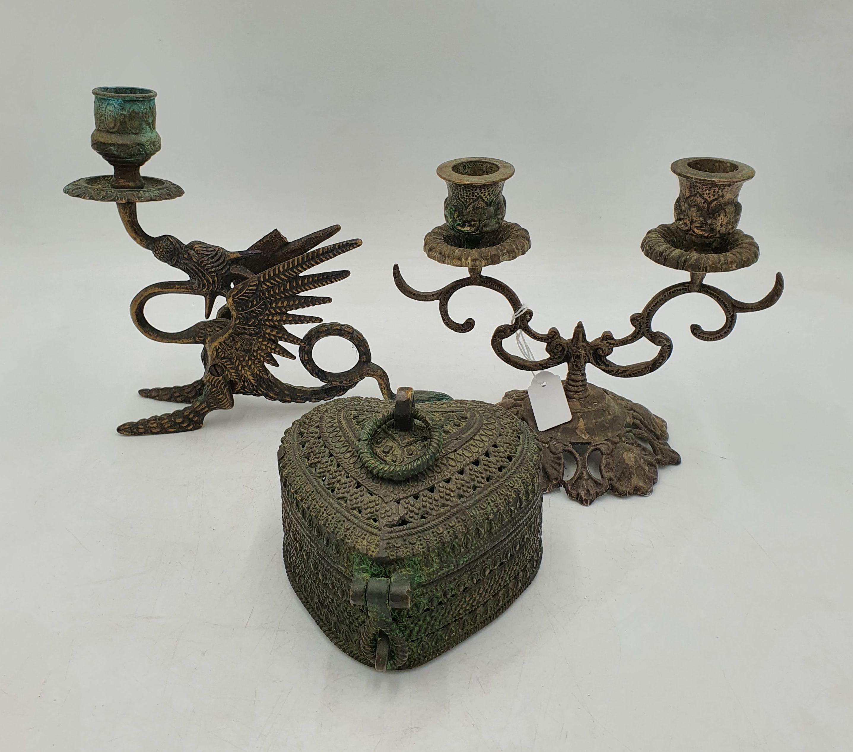 Three Vintage Metal Items