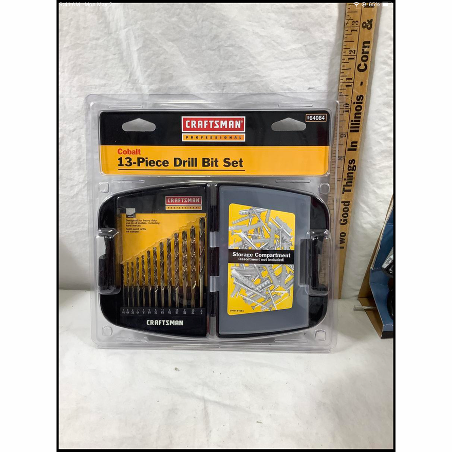 Craftsman 13pc Cobalt Drill Bit Set
