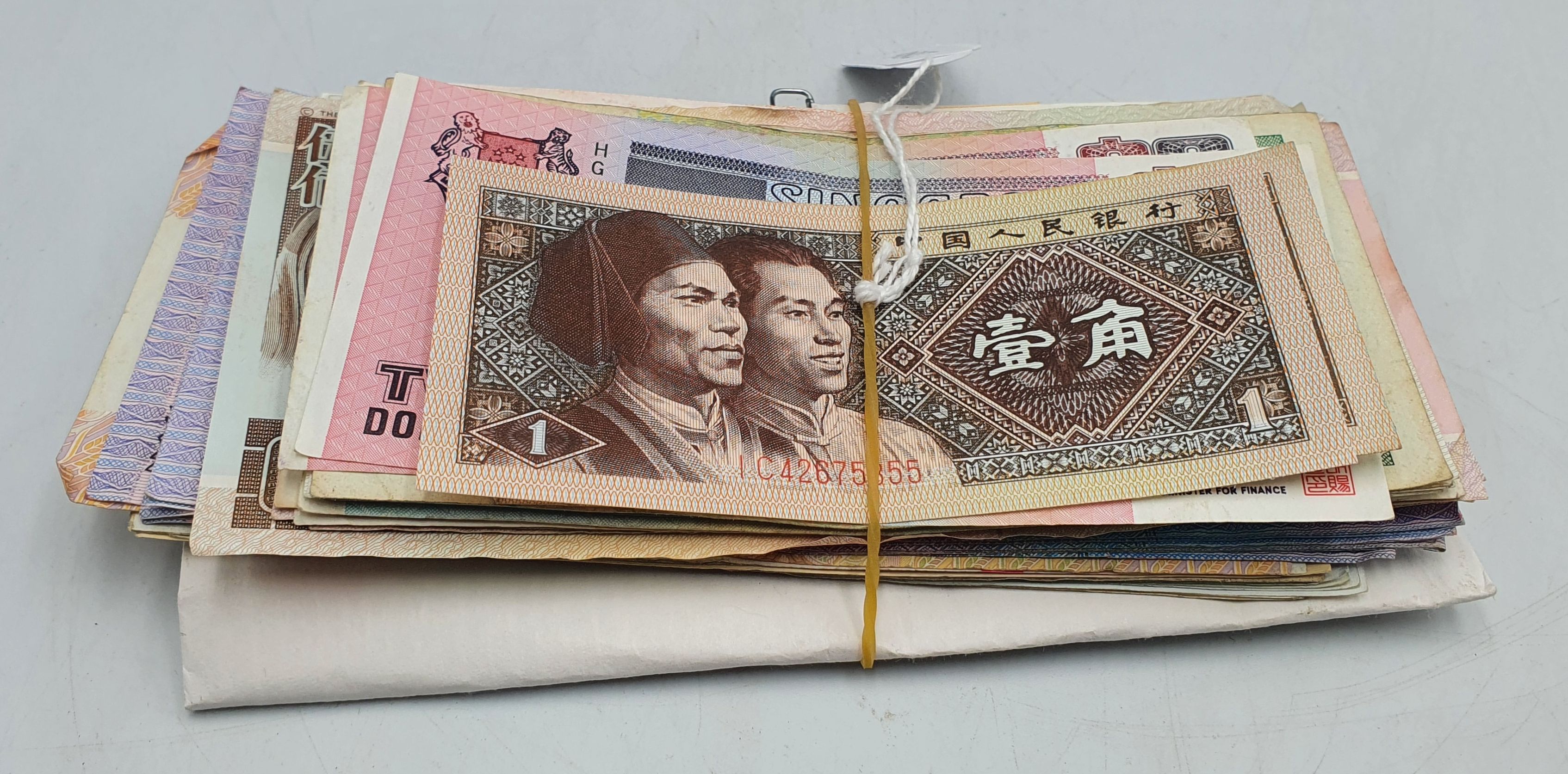 A QUANTITY OF FOREIGN CURRENCY