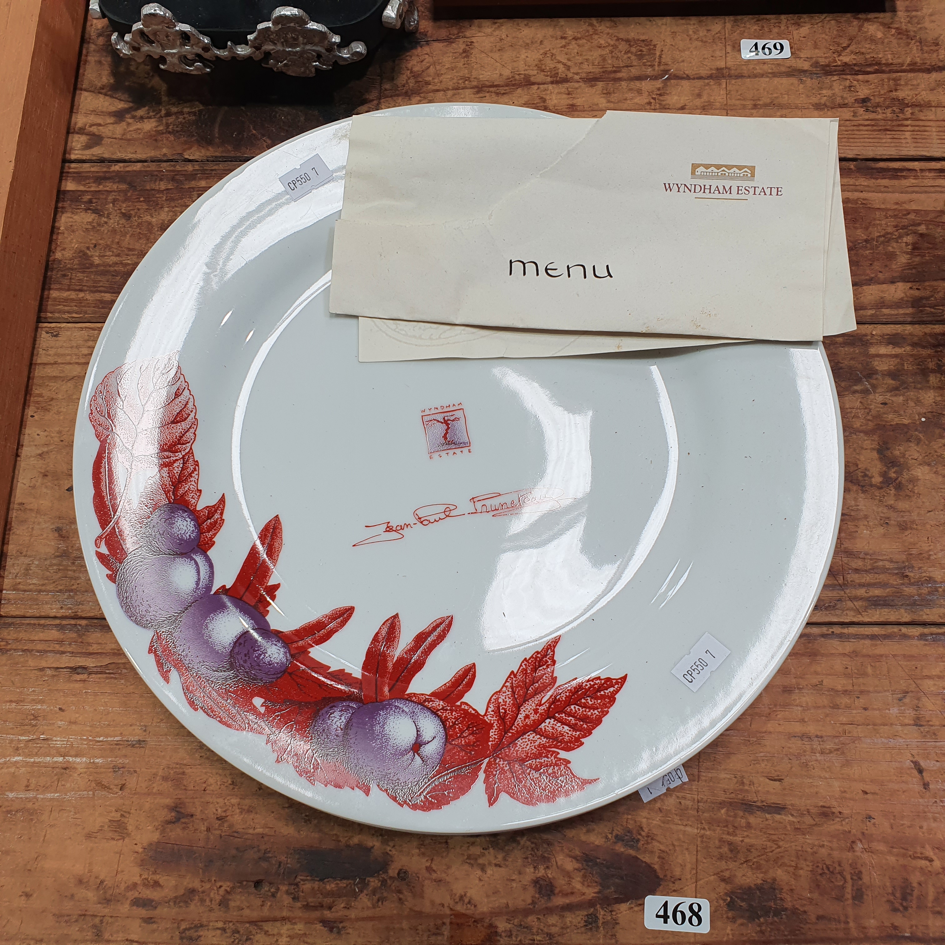468 · TWO LIMITED EDITION WYNDHAM ESTATE AUTUMN PLATES
