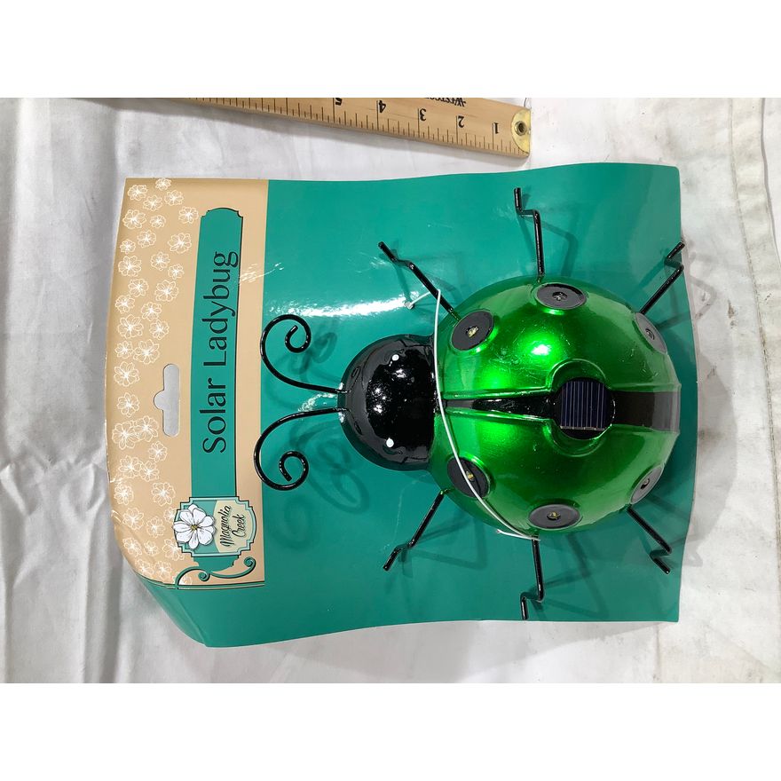 Magnolia Creek Solar Ladybug Lawn And Garden D�cor