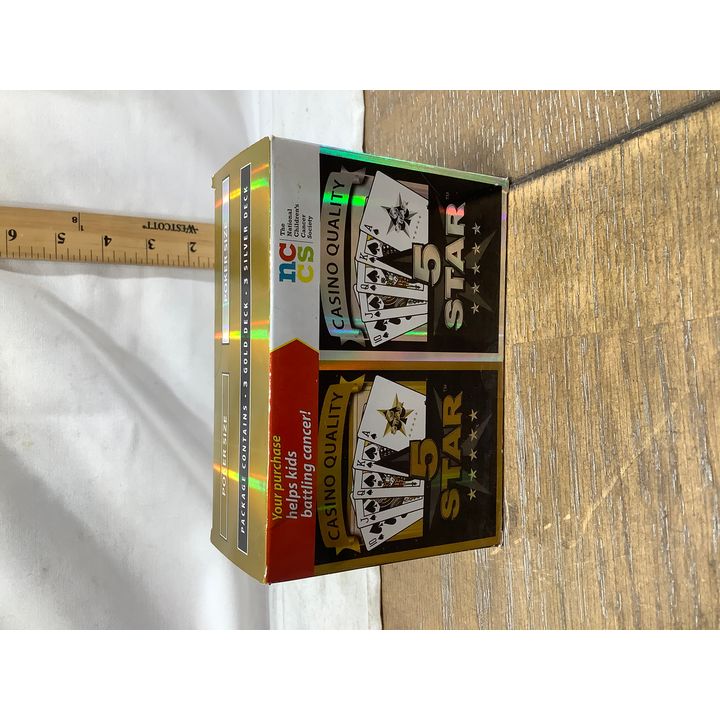 5 Star 6pk Casino Grade Playing Cards