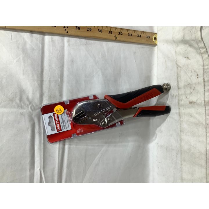 Craftsman Straight Jaw 10" Locking Pliers Adjusts To 1 7/8" Opening