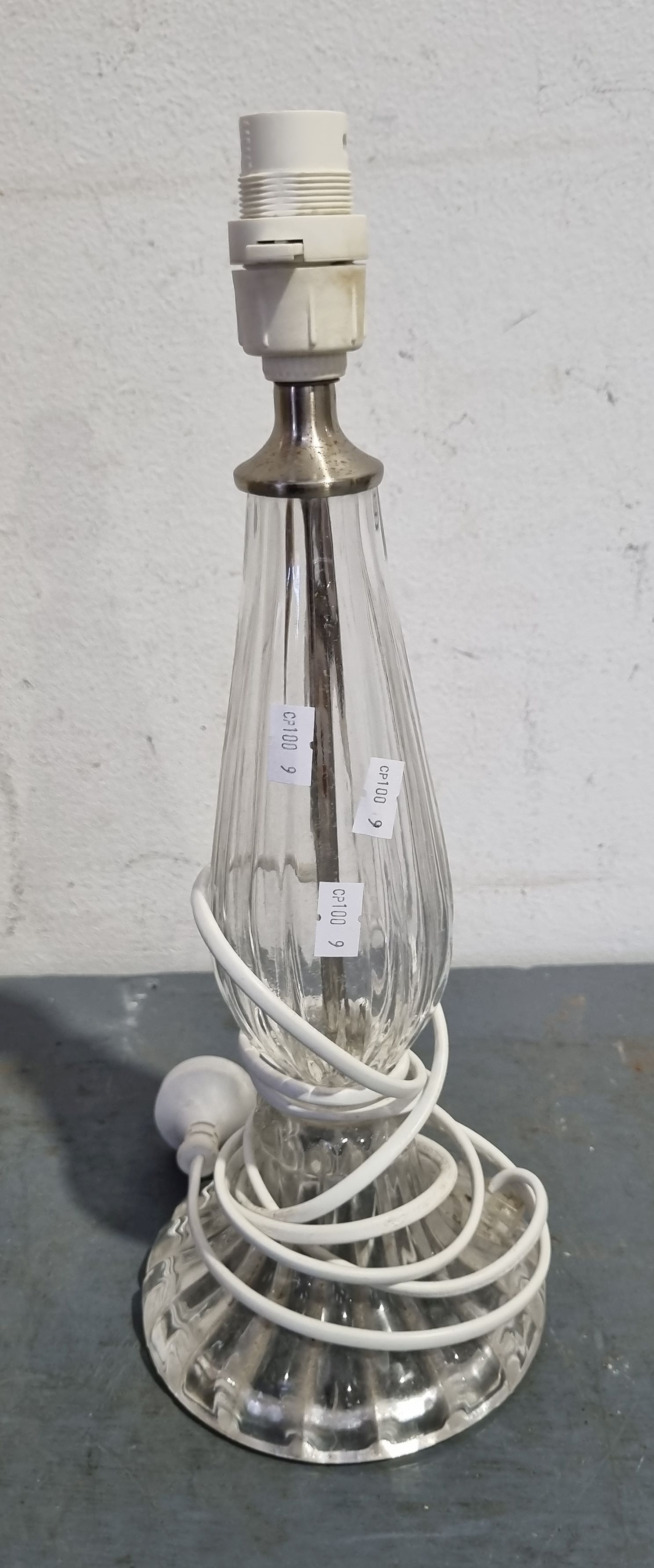 A Glass Table Lamp