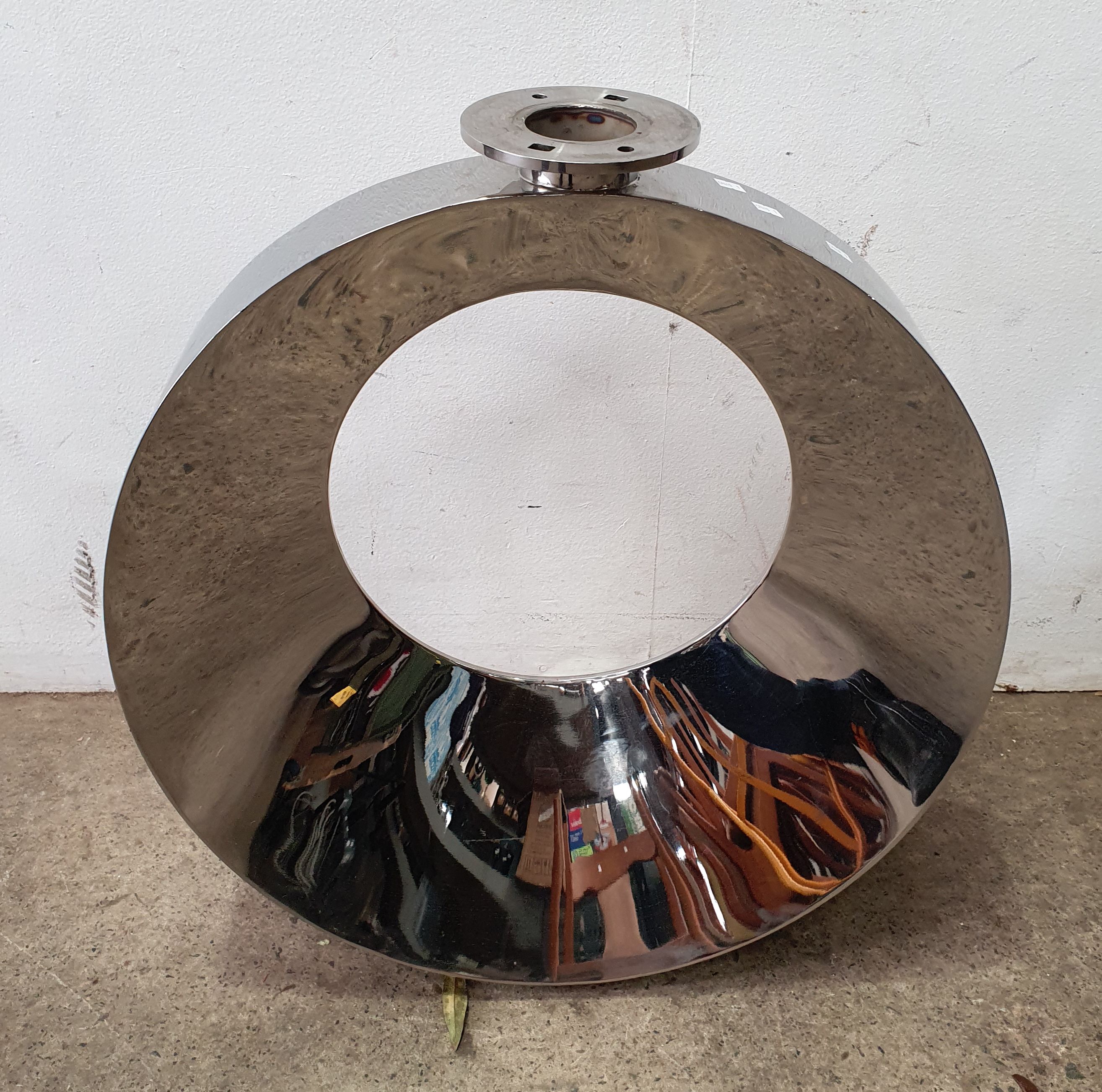 A Stainless Steel Table Base Only