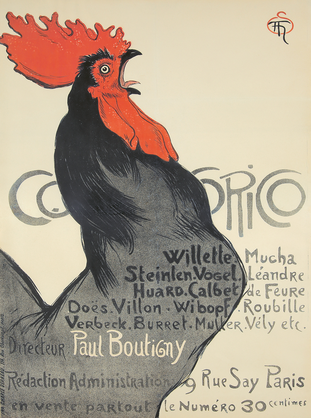 Cocorico. 1899. | Poster Auctions International, Inc.