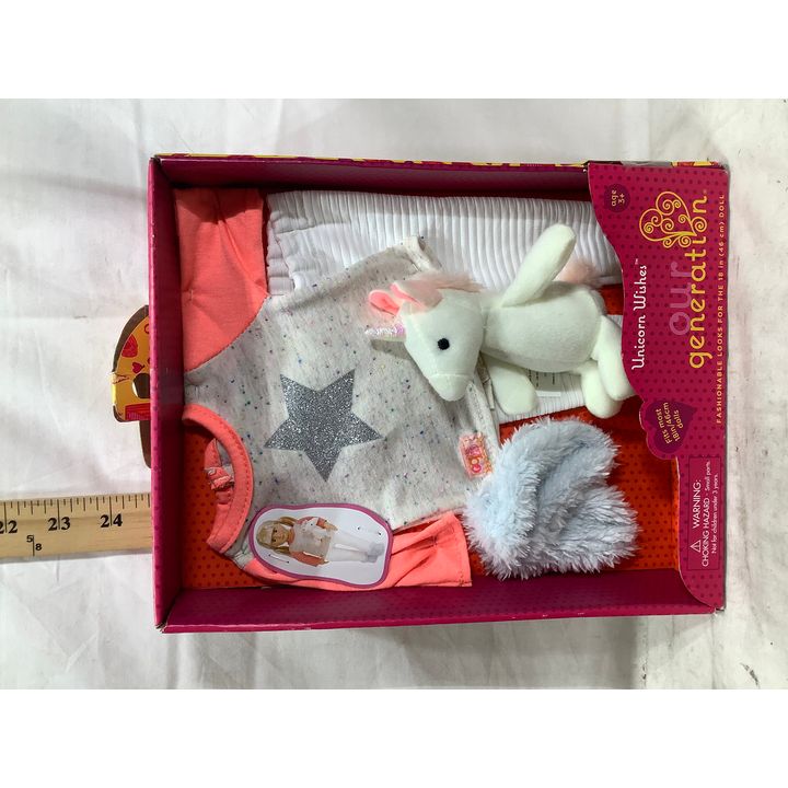 Our Generation Unicorn Wishes Outfit For 18" Doll