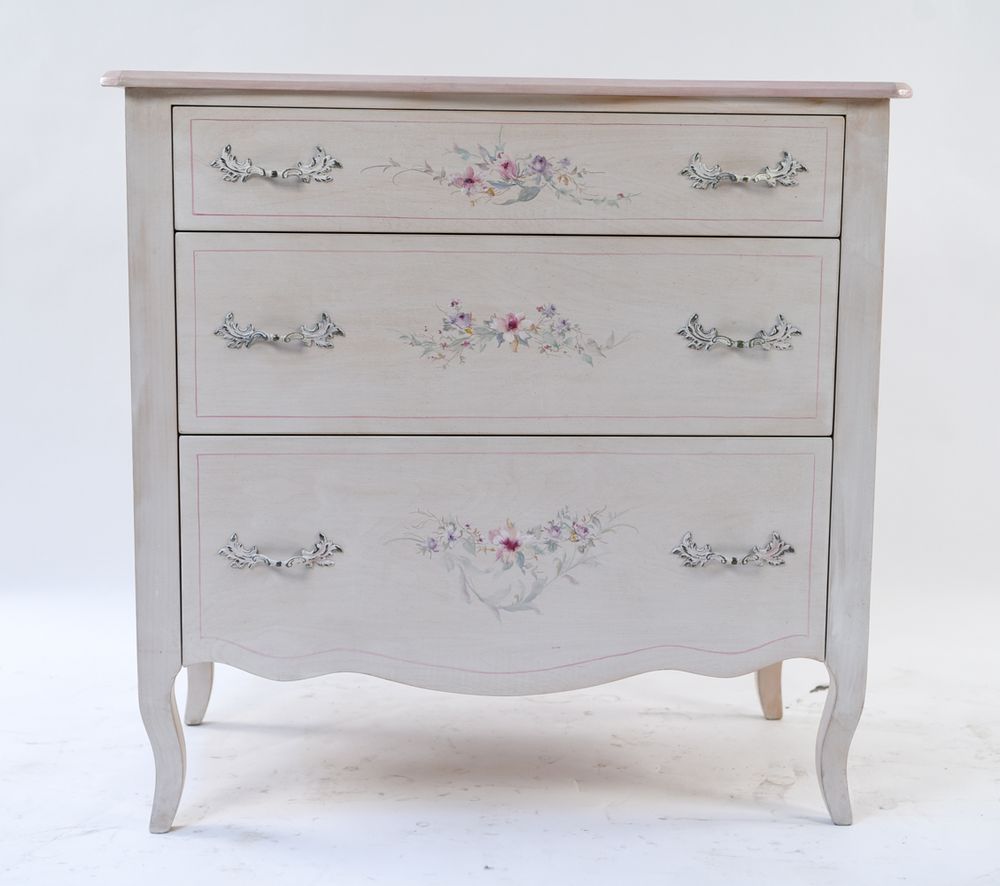 French Hand Painted Shabby Chic Dresser Lofty Marketplace French Hand Painted Shabby Chic Dresser