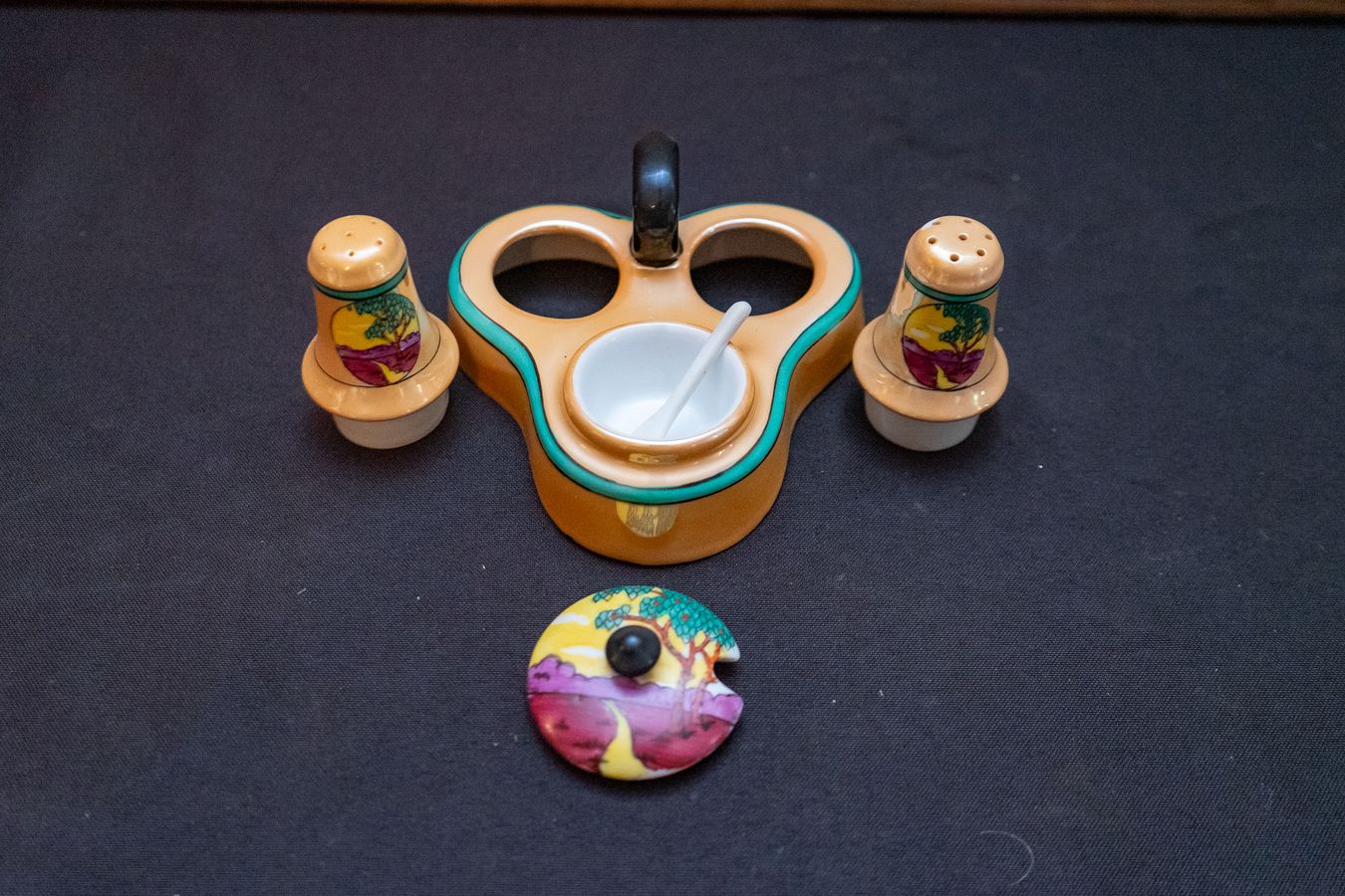 Tea Service Condiments Hand-Painted Condiment Sets & Tea Cups | Harritt Group, Inc
