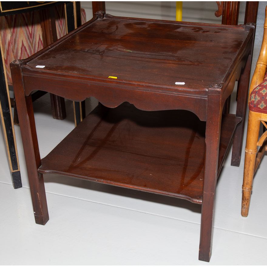 Chippendale Style Mahogany End Table