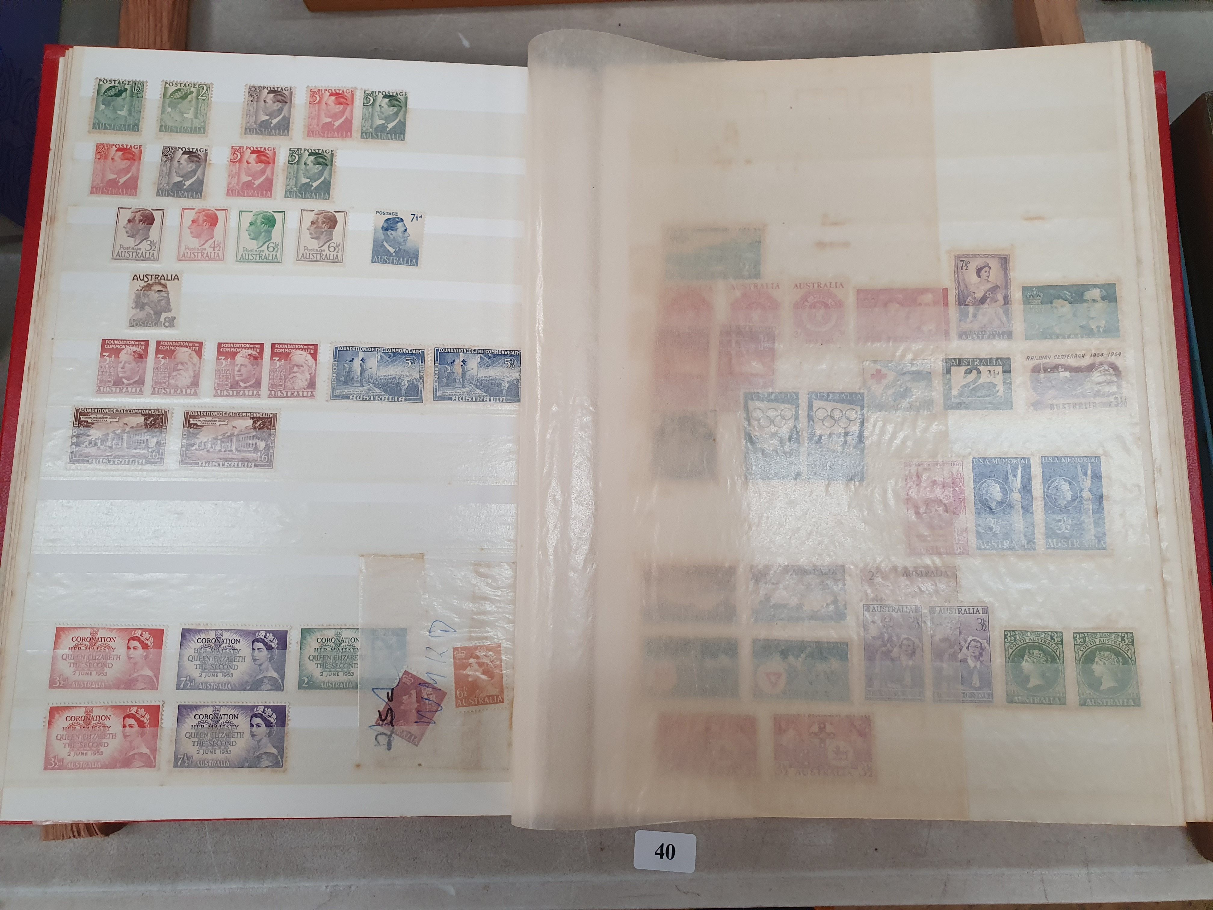 40 · AN ALBUM OF AUSTRALIAN STAMPS