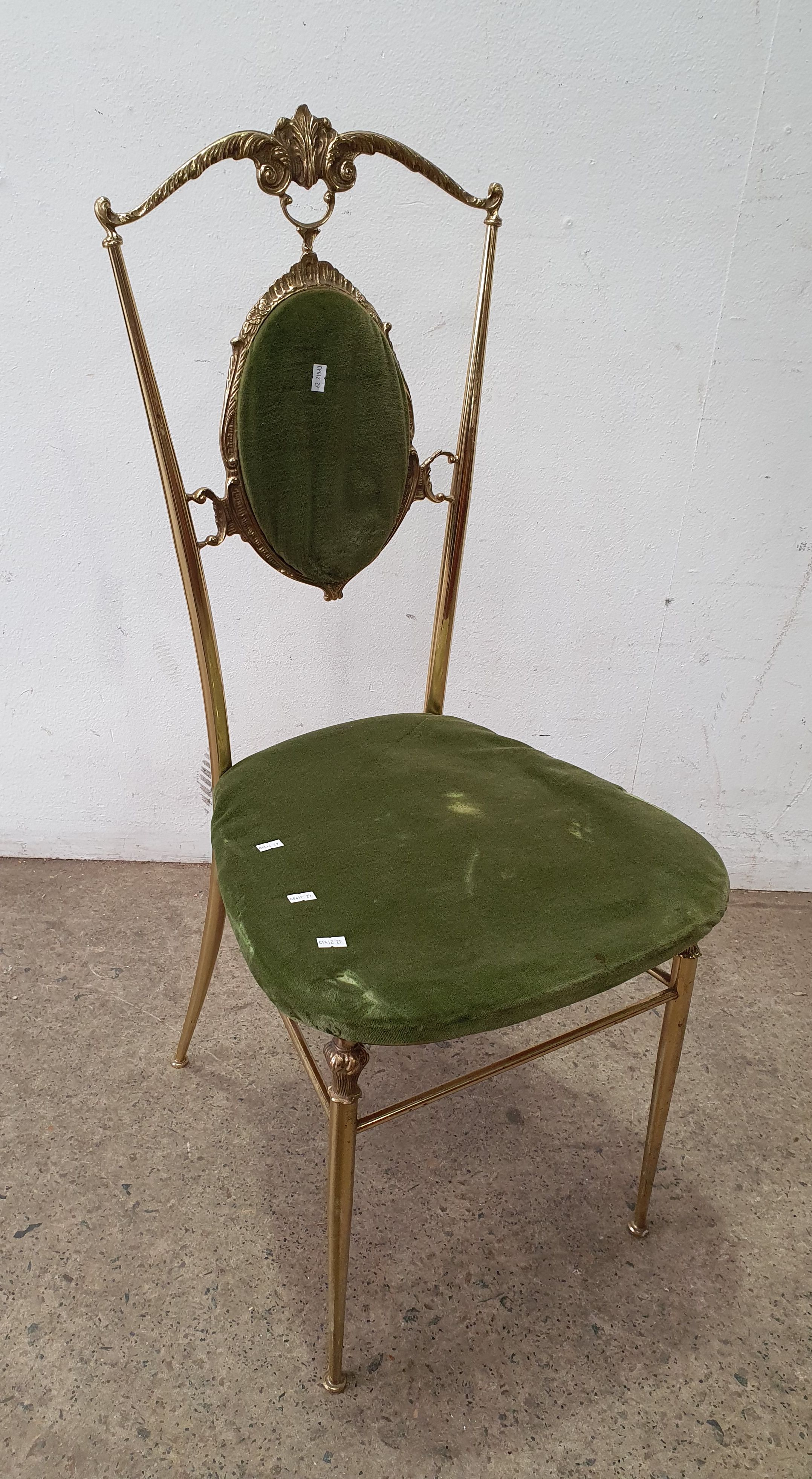 A Single Metal Chair