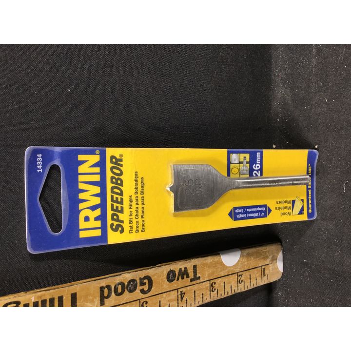 Irwin Speedbor Flat Bit For Hinges - 26 mm