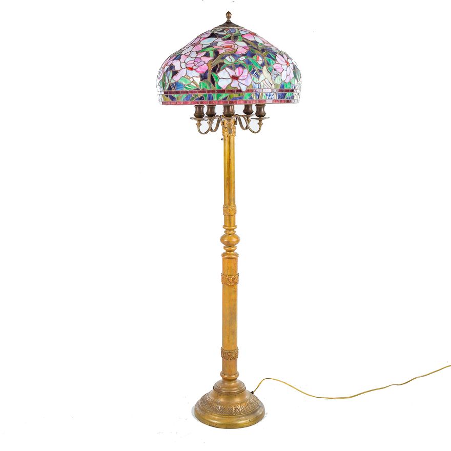Tiffany style floor lamp