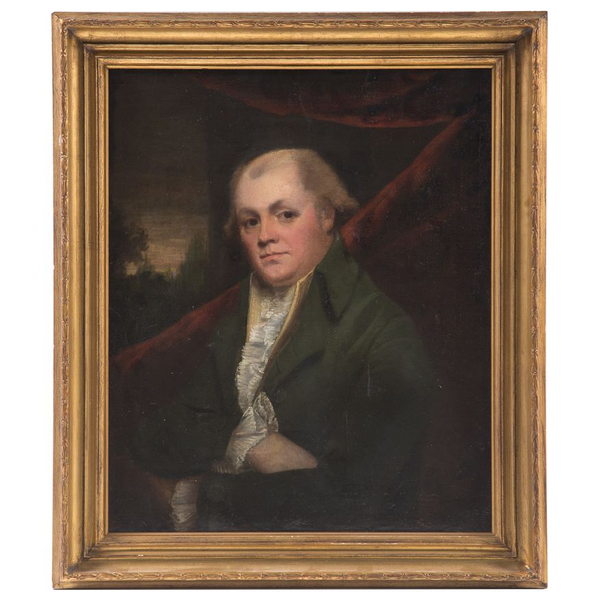British School, 19th c. Portrait of Thomas Severne