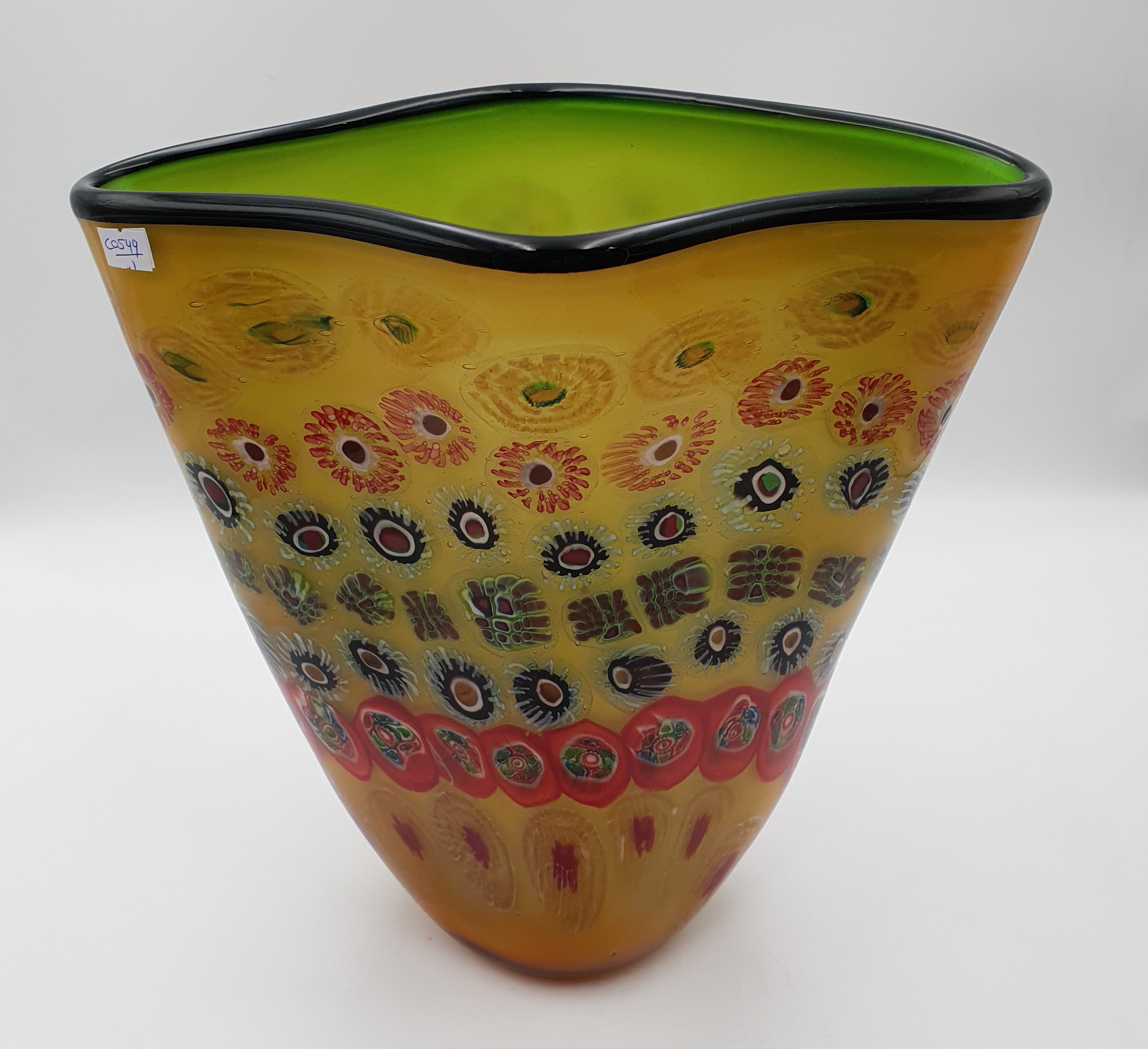 504 · A MURANO MILLEFIORI VASE