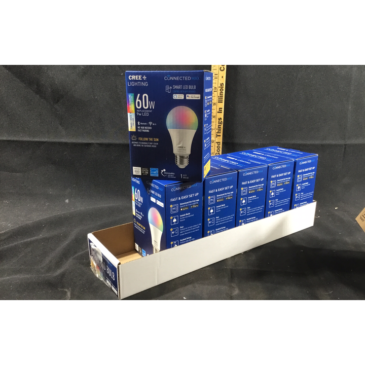 (6) Cree Lighting 60W Smart LED Bulb
