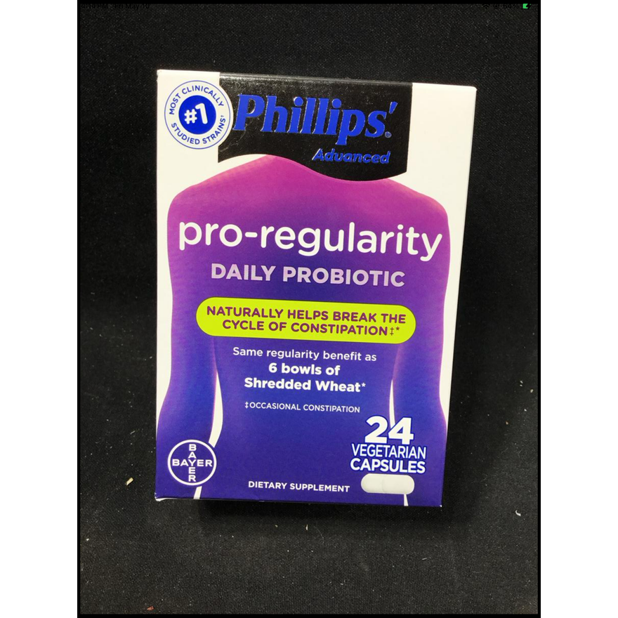 Phillip's Advanced Pro-Regularity Daily Probiotic 24ct Vegetarian Capsules