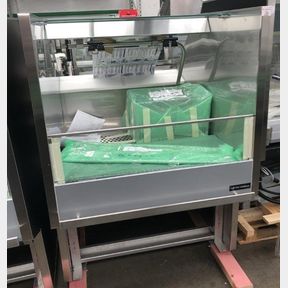 NEW - 2022 HUSSSMAN REFRIGERATED SERVE OVER GLASS SEAFOOD DISPLAY CABINET