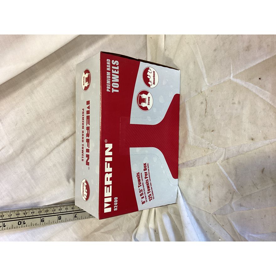 Merfin 8'' x 9.5'' Premium Hand Towels (125 Towels Per Box)