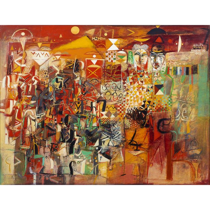 Painting, Wosene Kosrof