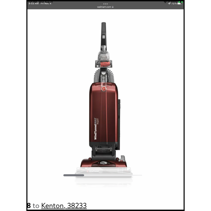 Hoover WindTunnel Max Bagged Upright Vacuum Cleaner