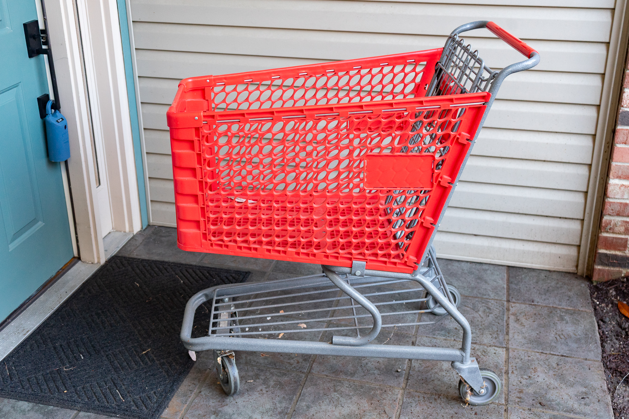 Red Shopping Cart | Harritt Group, Inc