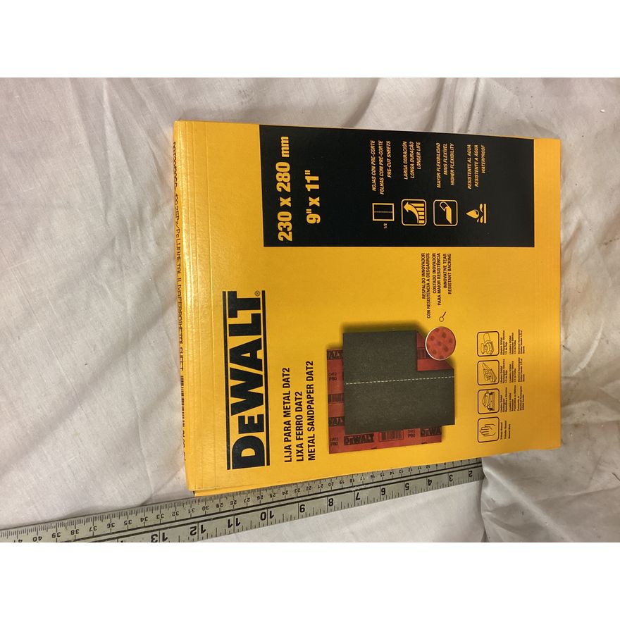 DeWalt Metal Sandpaper DAT2 9'' x 11'' (120Gr. 25pc)