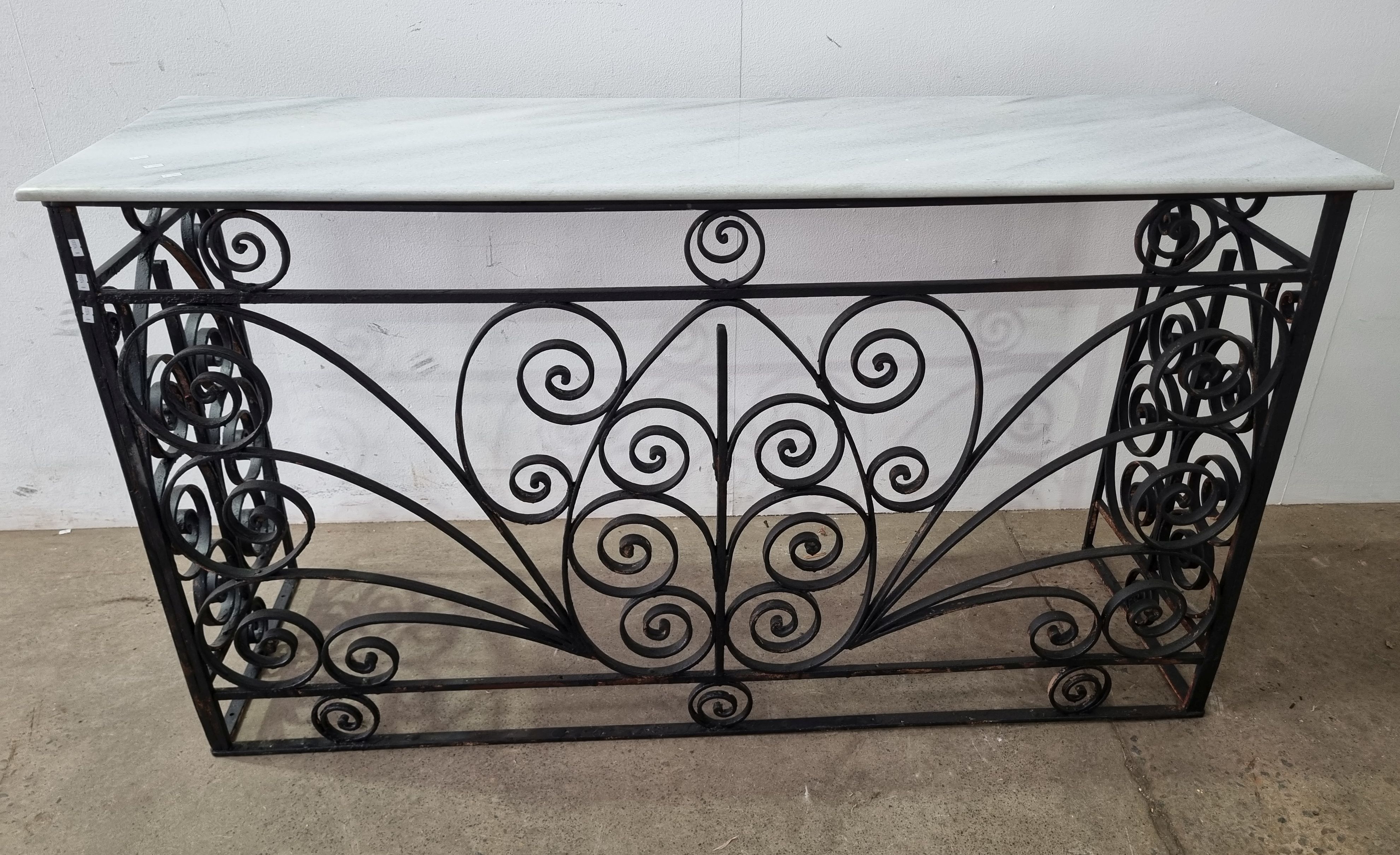 2019 · A MARBLE TOP CONSOLE