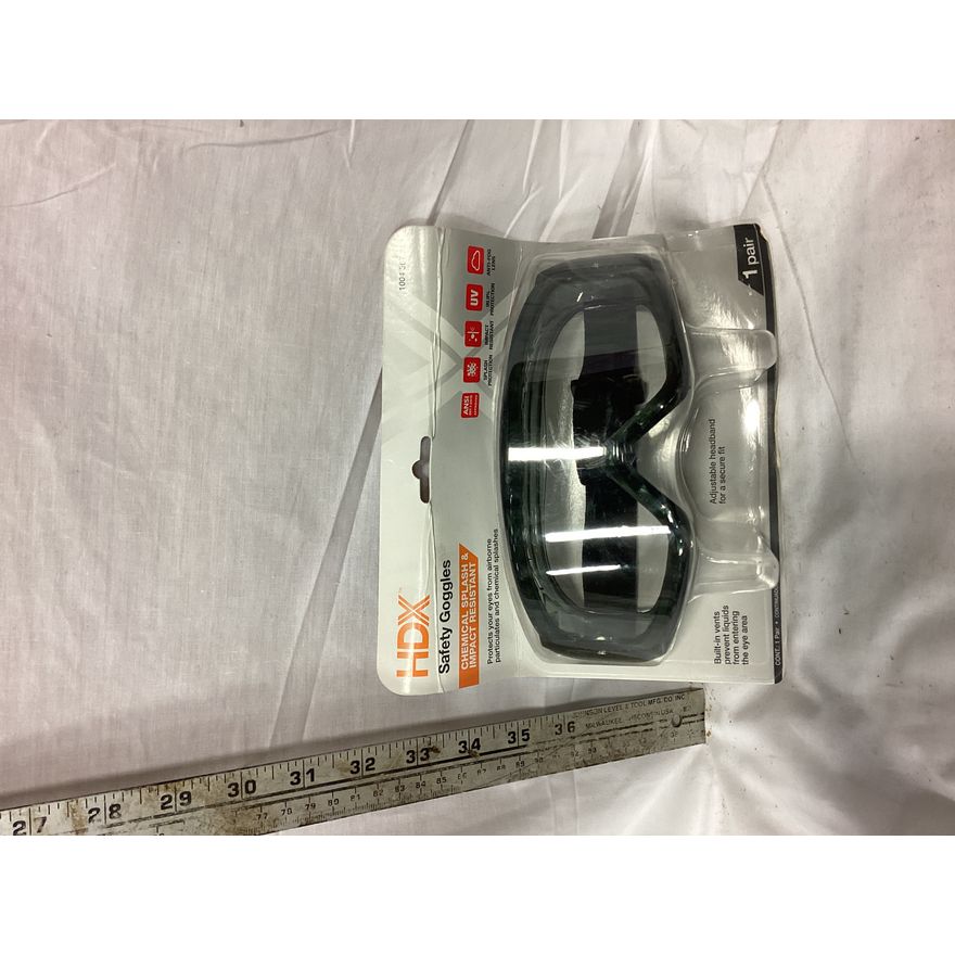 HDX Safety Goggles (Black)