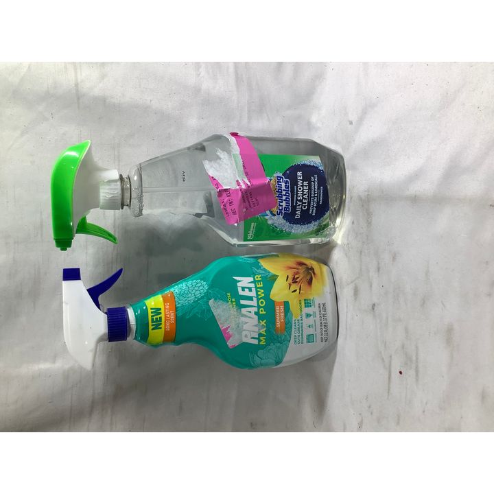 Scrubbing Bubbles Daily Shower Cleaner 32oz & Pinalen Max Power Summer Fresh (only half full)