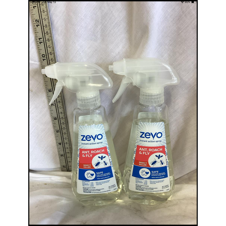 BUYING (2) Zevo Instant Action Spray Ant, Roach & Fly Insect Killer- 12oz Each