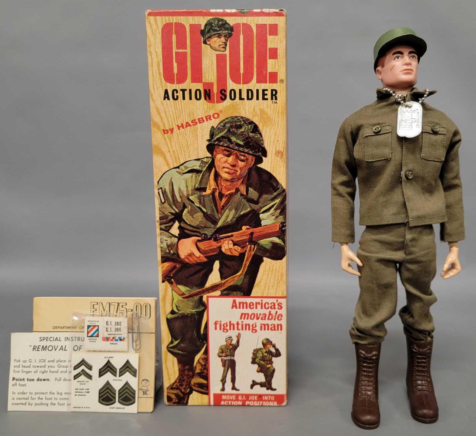 Vintage Hasbro 7500 GI Joe Action Soldier in Double TM R box