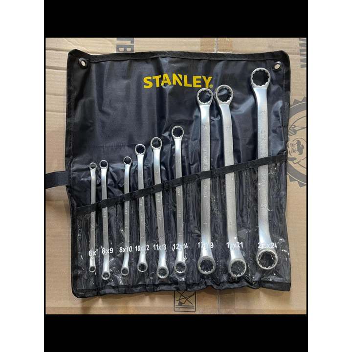 Stanley 9pc Double End Wrench Set In Pouch