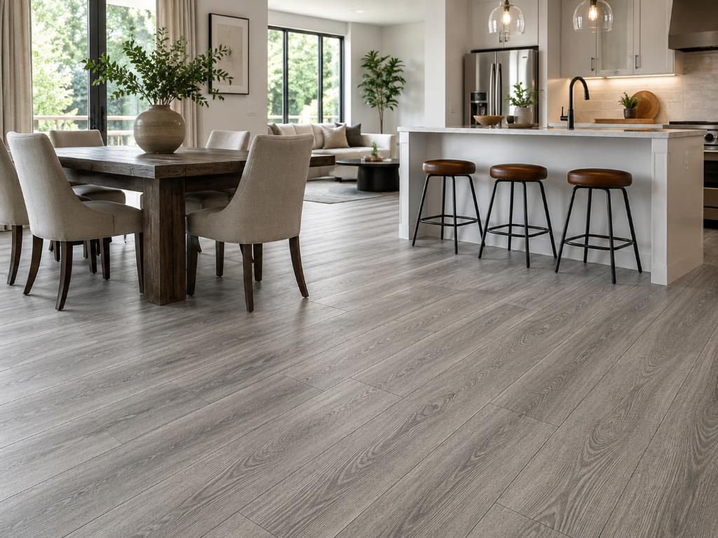 923 Sq. Ft. Waterproof SPC Click-Lock Flooring, Unused, See Description ...
