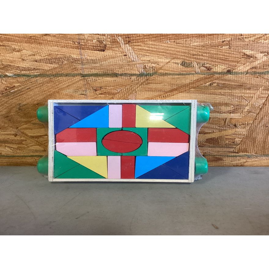 24 Ct. Learn & Play Wooden Building Blocks