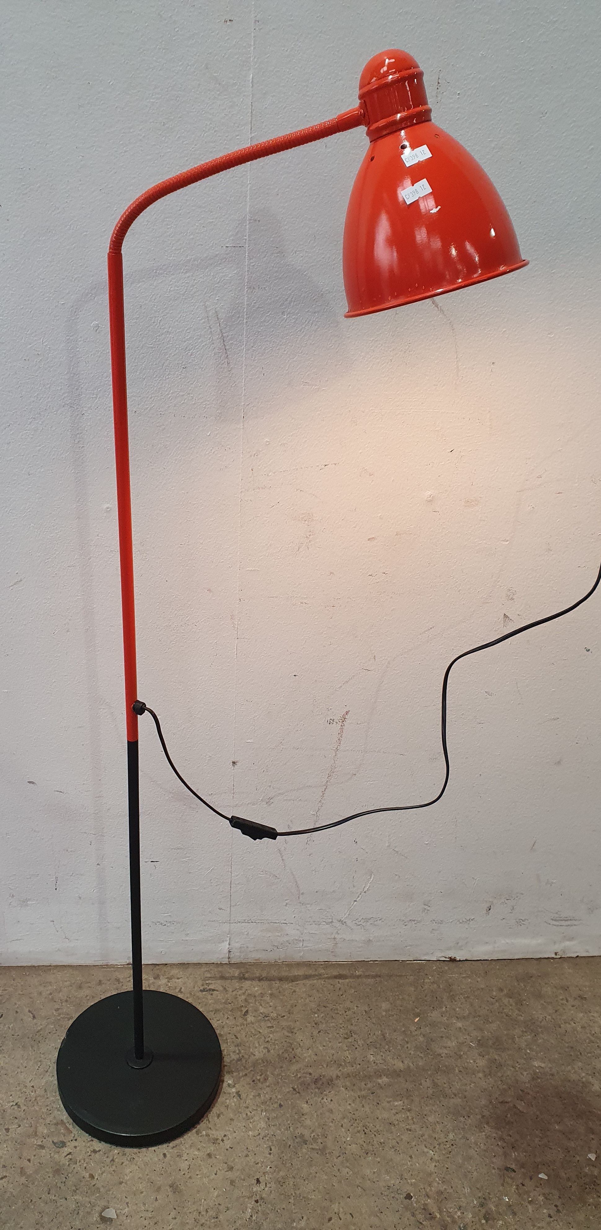A Painted Standard Lamp